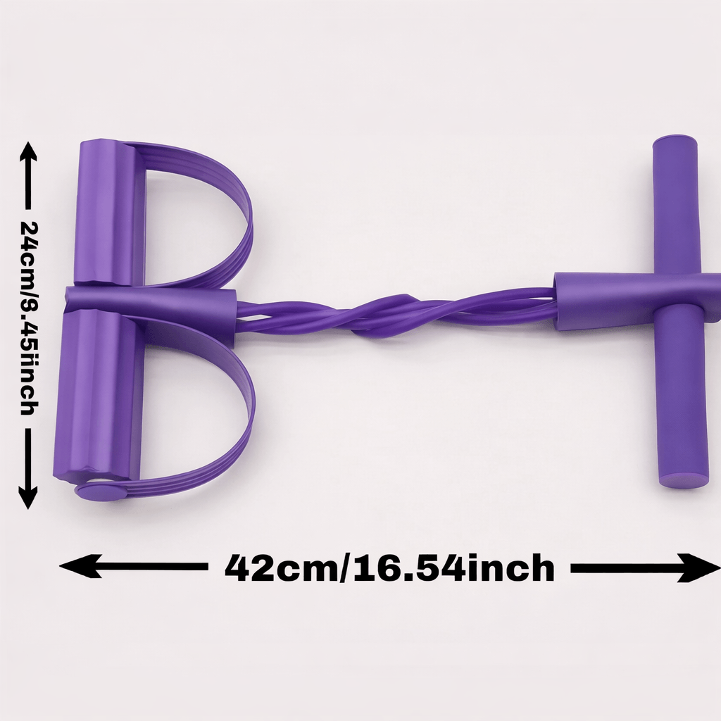 Boost Your Workout — 4-Tube Pedal Tensioner for Home Fitness