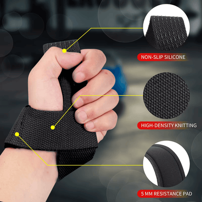 Lift with Confidence — Heavy-Duty Hard Pull Wrist Lifting Straps