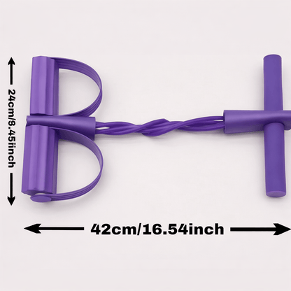 Boost Your Workout — 4-Tube Pedal Tensioner for Home Fitness