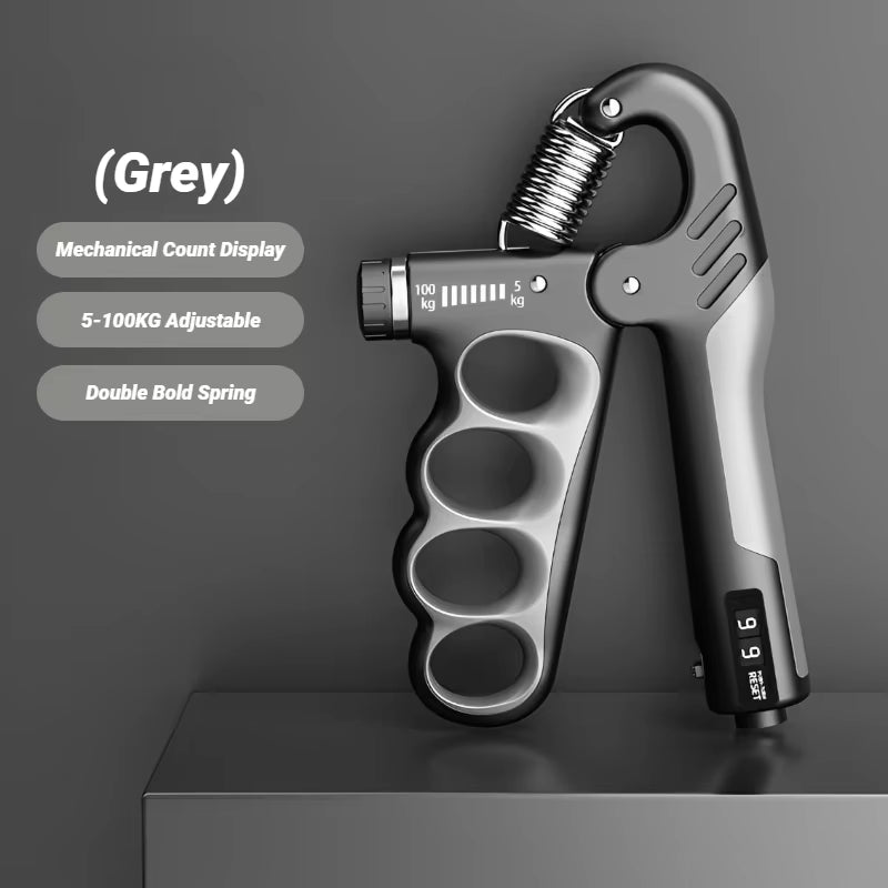 5-100KG Electronic Counting Adjustable Grip for Rehabilitation Hand Muscle Strength Gym Wrist Strengthener Recovery Fitness